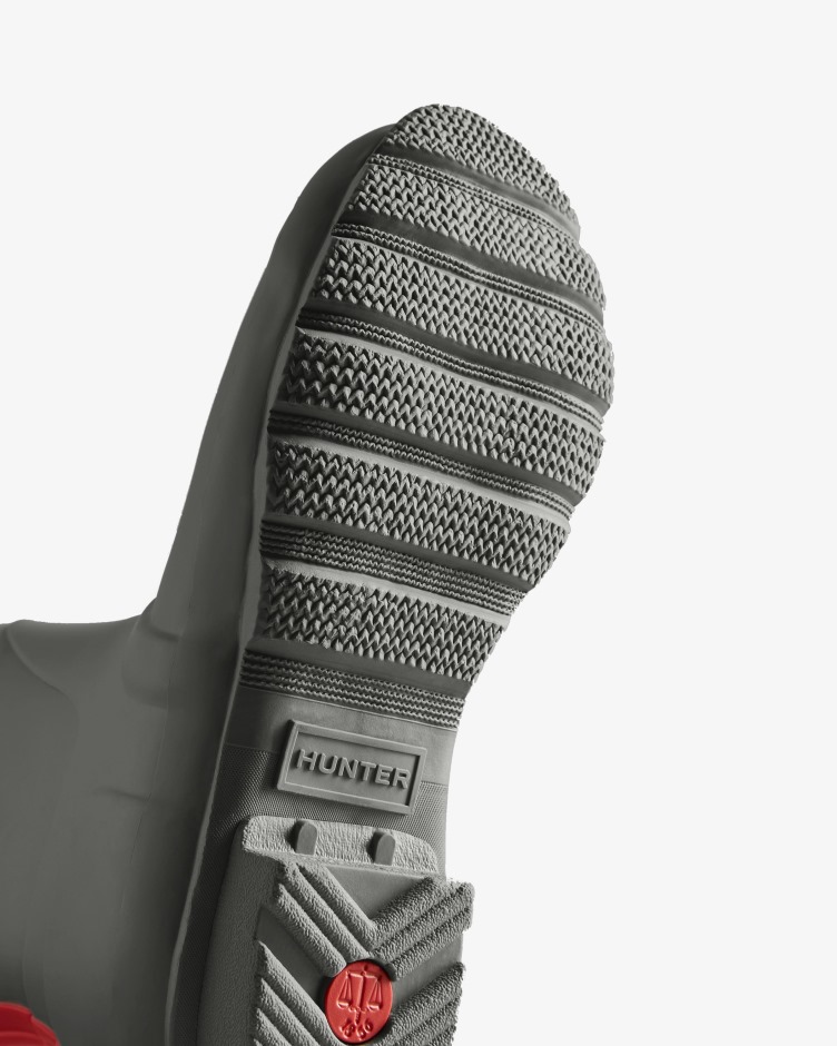 Botas De Chuva Com Isolamento Alto Para Mulheres Caçadores Tundra Cinza-vermelho Chill