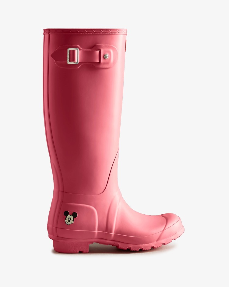 Botas De Chuva Altas Femininas Caçadores Disney Rosa Arrepio