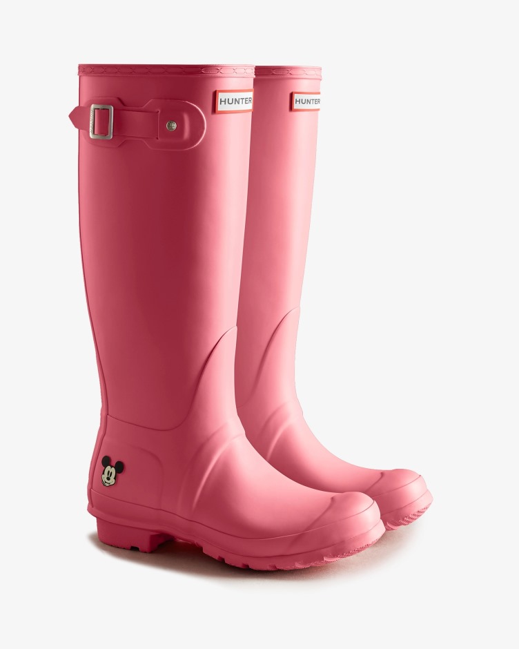 Botas De Chuva Altas Femininas Caçadores Disney Rosa Arrepio