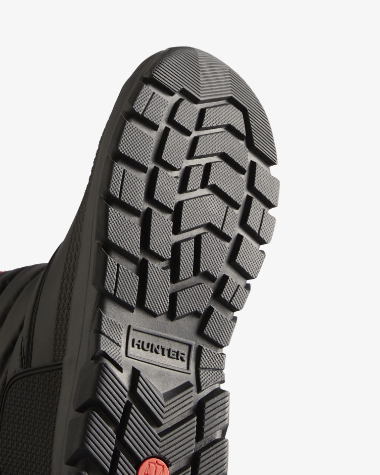 Botas De Neve Curtas Femininas Hunter Isoladas Pretas