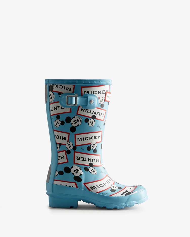 Hunter Big Kids (5-11 Anos) Botas De Chuva Disney Borealis Azul