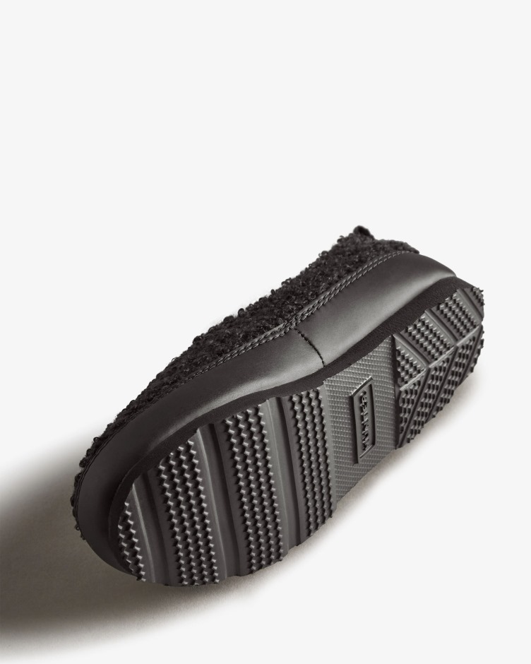 Hunter Crianças Pequenas (18 Meses-8 Anos) Sapatilha Vegana Com Isolamento De Shearling Preta