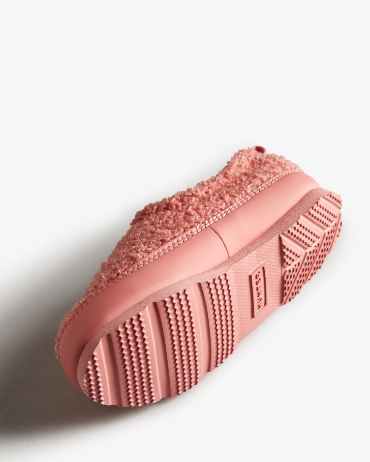 Hunter Crianças Pequenas (18 Meses A 8 Anos) Sapatilha Vegana Com Isolamento De Shearling Rosa Hibisco