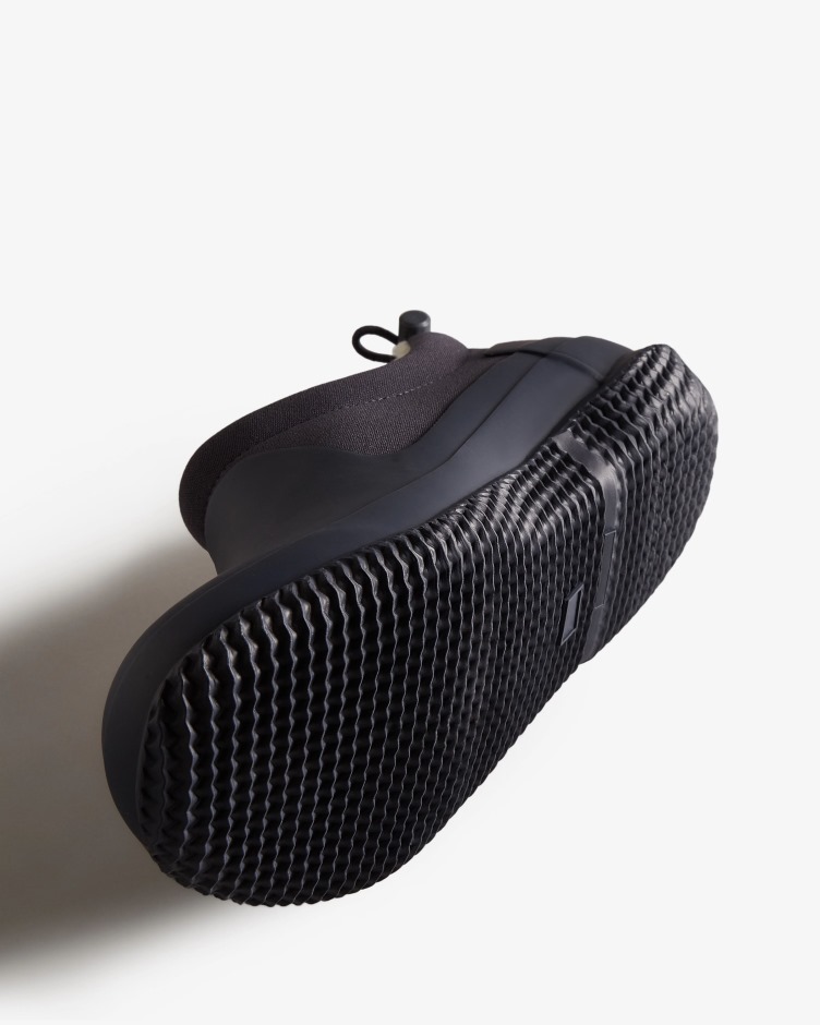 Hunter Sapato De Shearling Vegan Isolado Para Mulher Caçador Marinha