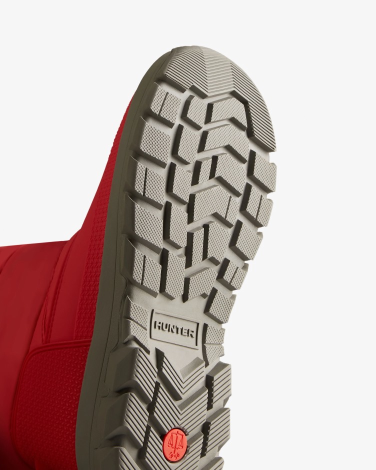 Botas De Neve Curtas Femininas Hunter Com Isolamento Red Chill