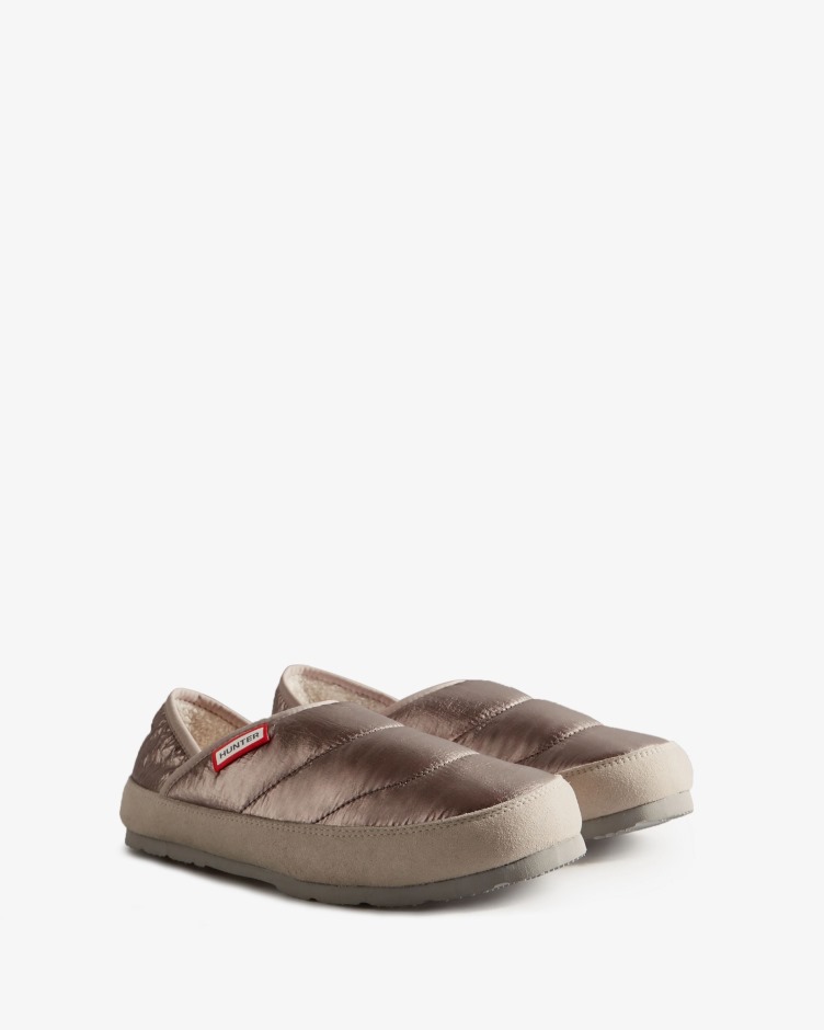 Sapatinho De Baiacu Metalizado Feminino Hunter Prateado