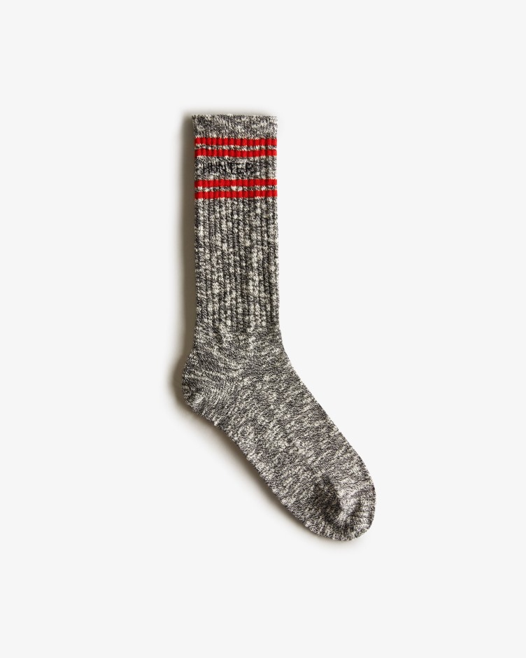 Meias Curtas De Mouline Universitário Da Marca Hunter Pretas