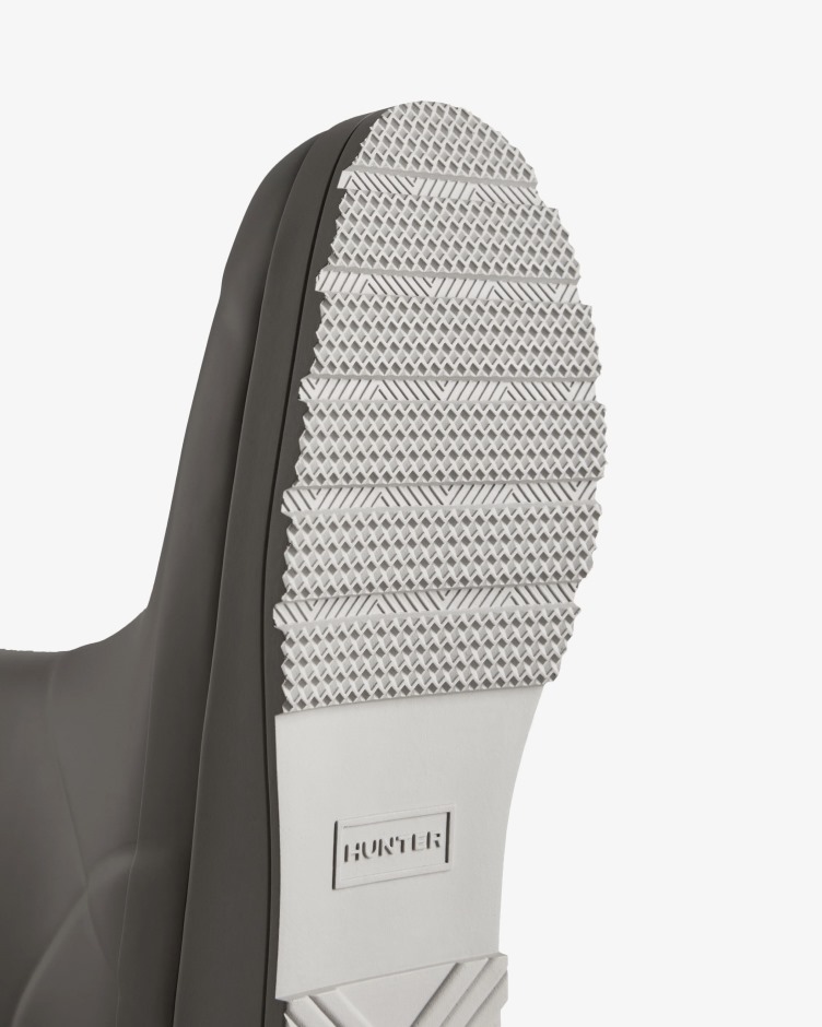 Botas De Chuva Altas Para Mulher Caçadora Cinza Zinco