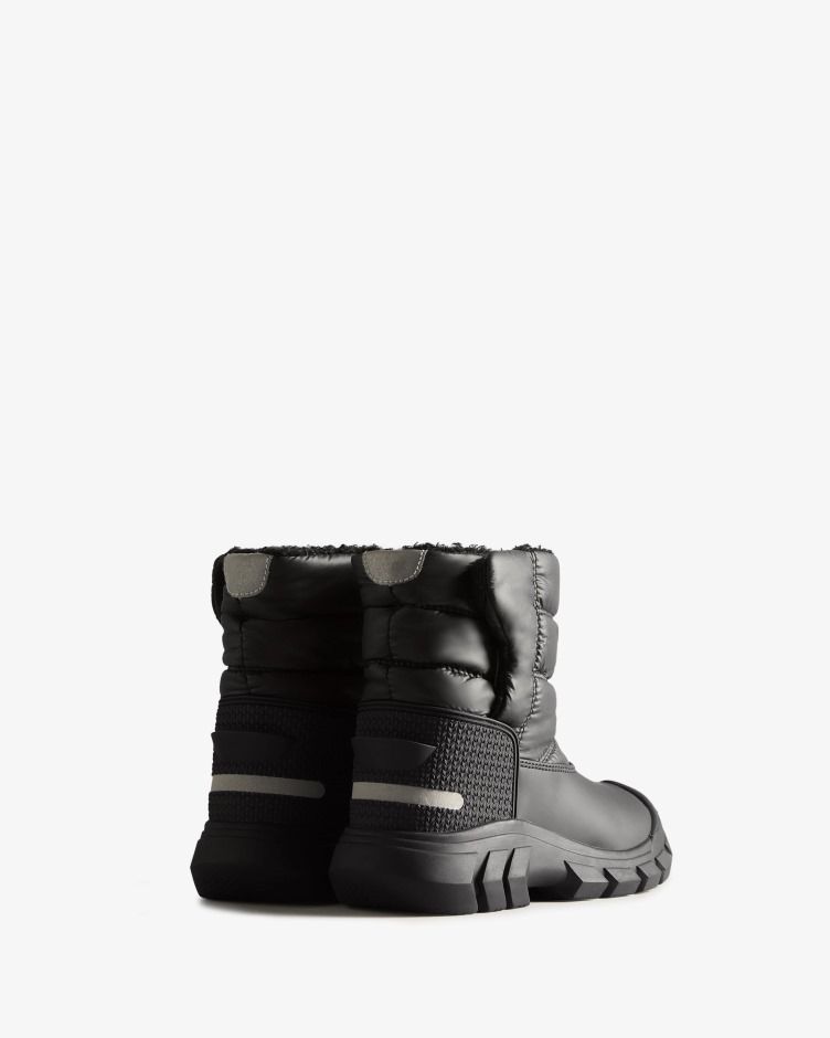 Hunter Big Kids (5-10 Anos) Botas De Neve Isoladas Pretas