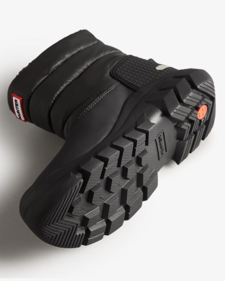 Hunter Big Kids (5-10 Anos) Botas De Neve Isoladas Pretas