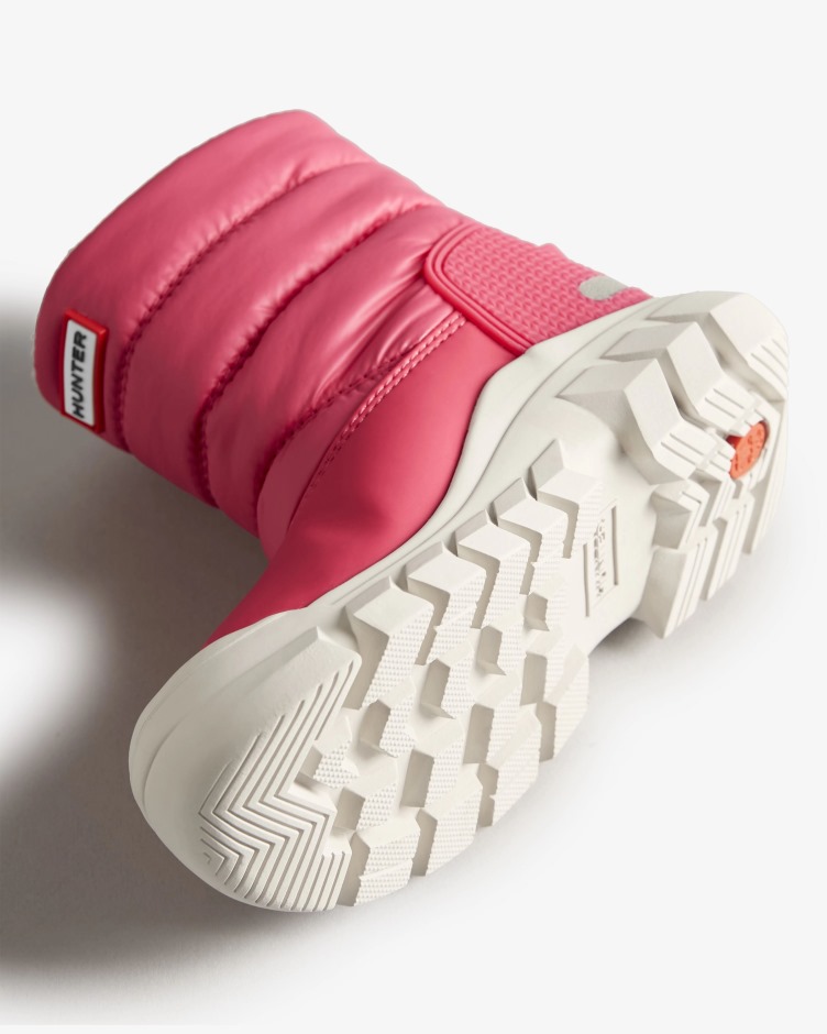 Hunter Crianças Pequenas (18 Meses-6 Anos) Botas De Neve Isoladas Rosa Brilhante
