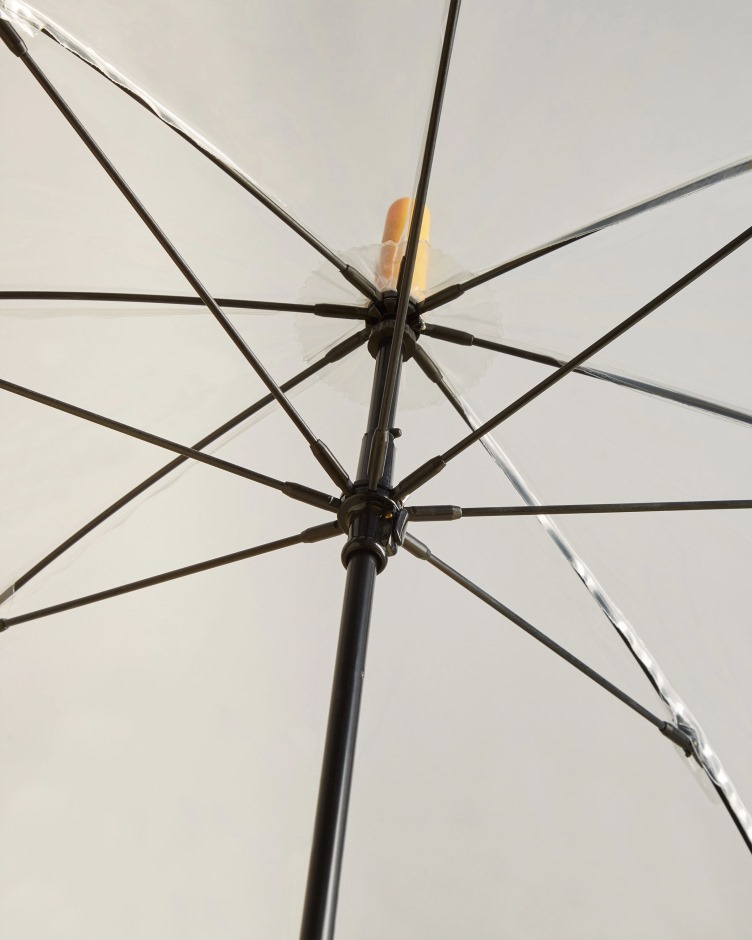 Caçador Bigode Bolha Guarda-chuva Amarelo