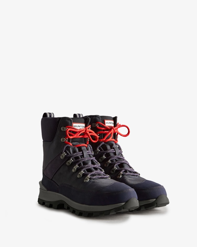 Botas De Comando De Poliéster Reciclado Isoladas Para Homens Caçadores Mineral Azul Marinho