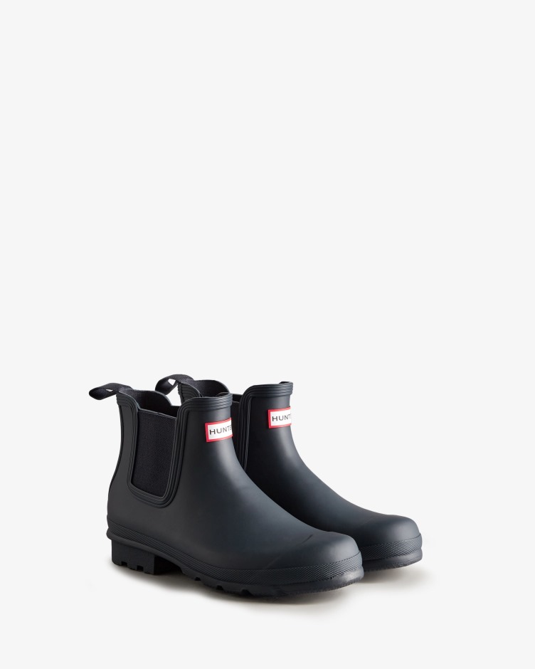 Botas Chelsea Originais Masculinas Hunter Navy