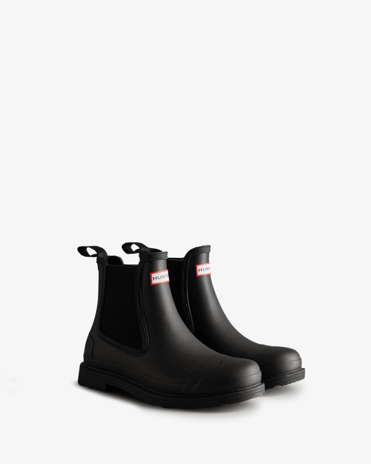 Botas Masculinas Hunter Chelsea Pretas
