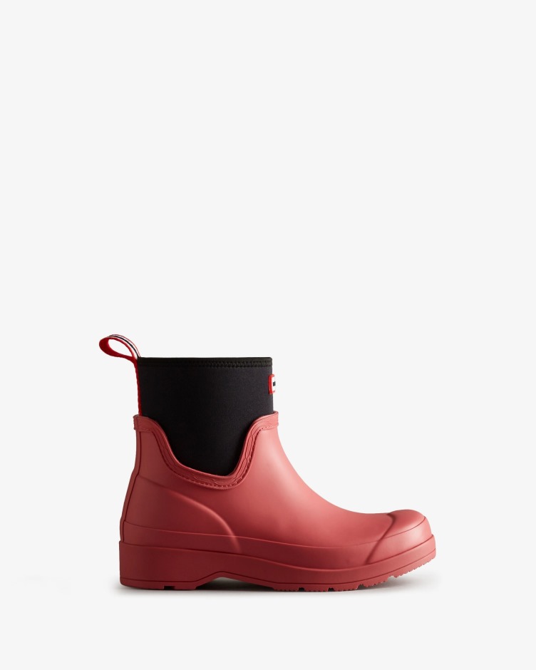 Hunter Botas De Chuva De Neoprene Curtas Femininas Glenmore Rose