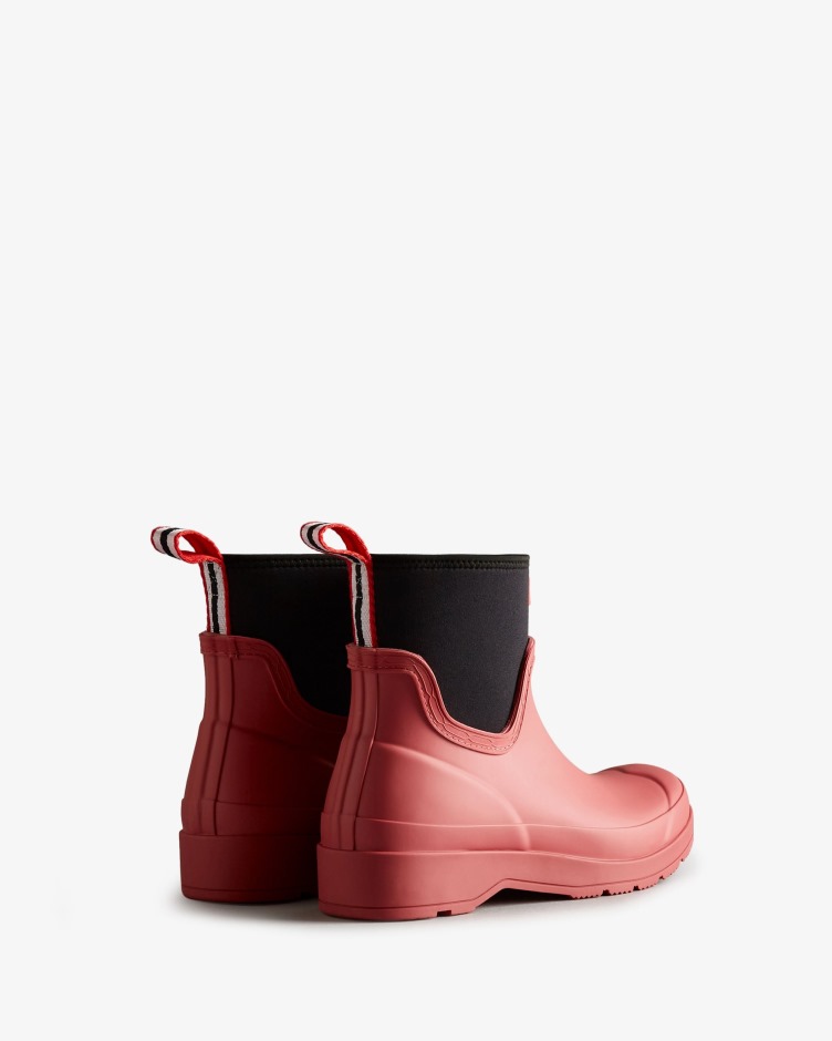 Hunter Botas De Chuva De Neoprene Curtas Femininas Glenmore Rose