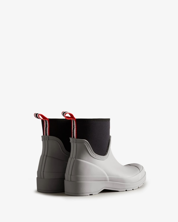 Botas De Chuva De Neoprene Curtas Para Mulheres Caçadores Steall Cinza Claro