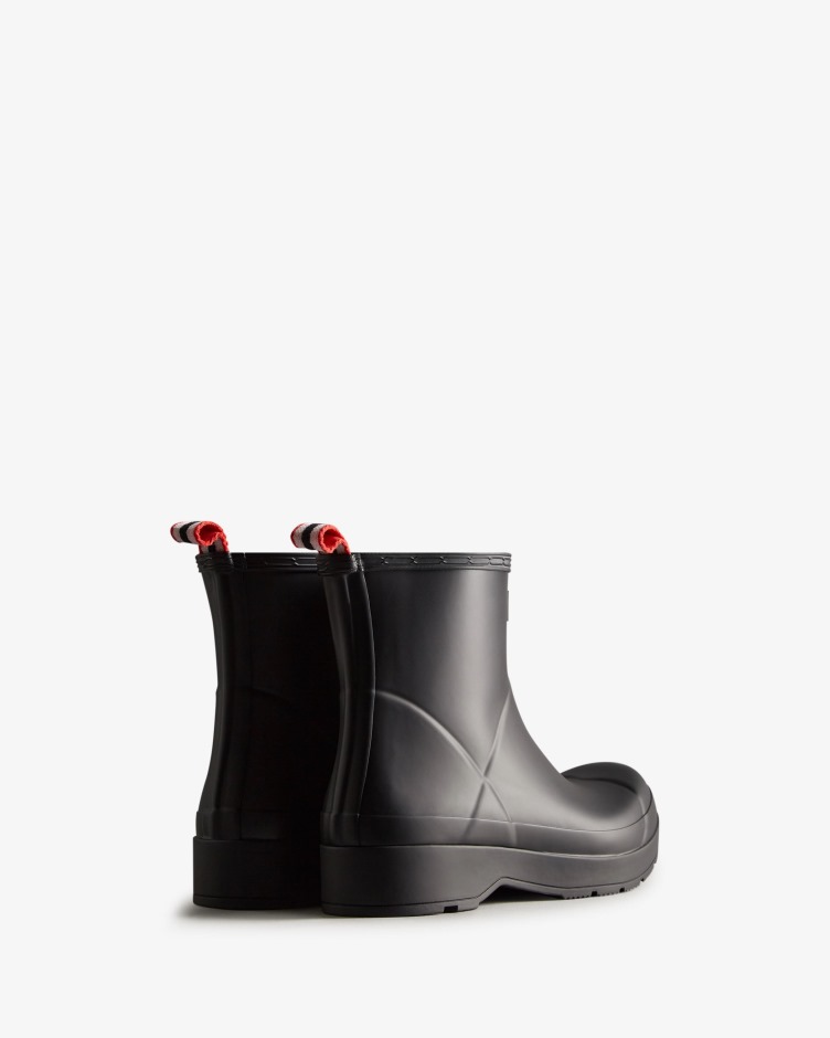 Botas De Chuva Curta Masculinas Hunter Play Pretas