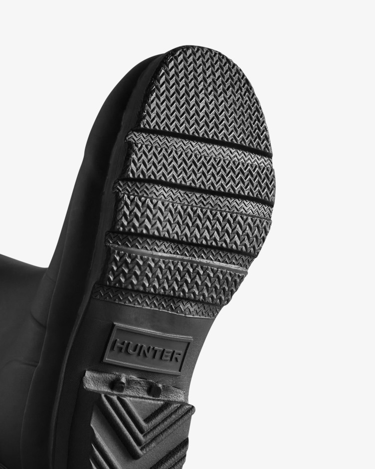 Hunter Original Para Crianças (2-6 Anos) Botas De Chuva Pretas