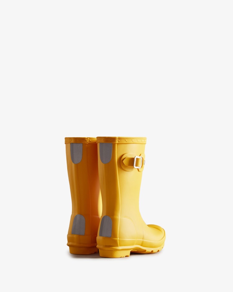 Hunter Original Para Crianças (2-6 Anos) Botas De Chuva Amarelas