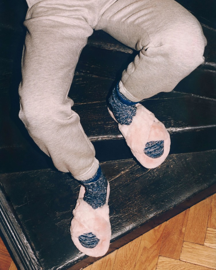 Caçador De Peles Artificiais Flatform Crossover Slide Azaléia Rosa