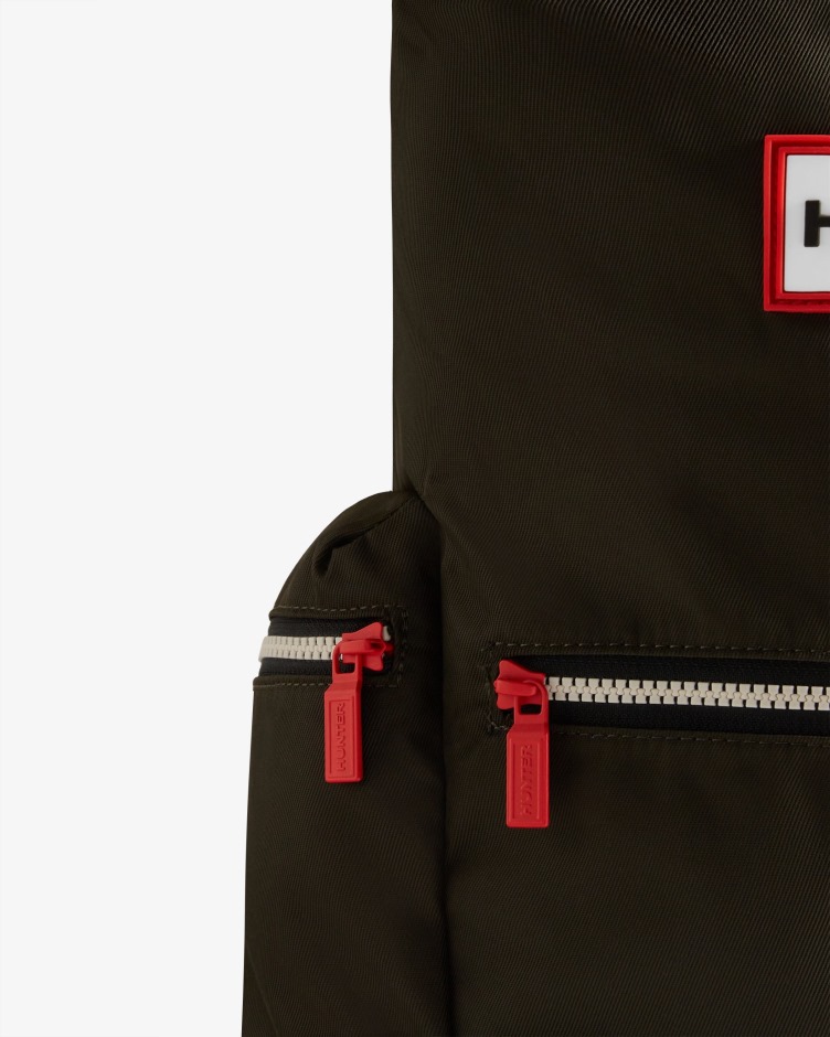 Mochila Hunter Top Clip - Nylon Azeitona Escura