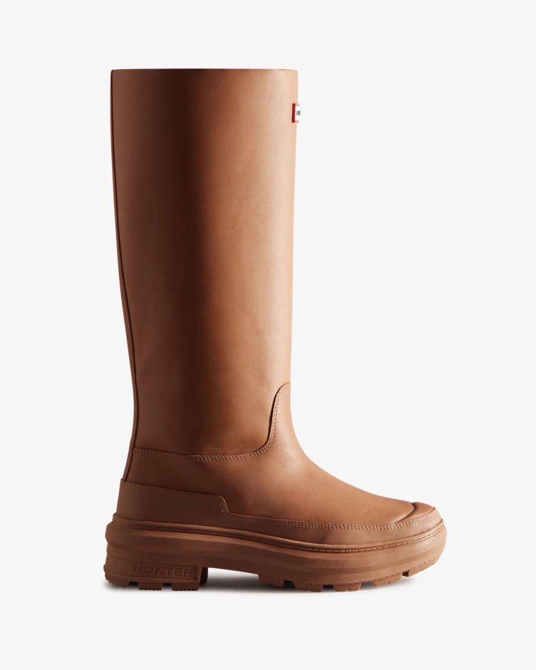 Hunter Women's Killing Eve Bota De Perseguição Alta Mawson Creek Brown