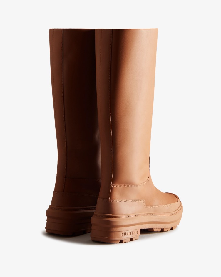 Hunter Women's Killing Eve Bota De Perseguição Alta Mawson Creek Brown