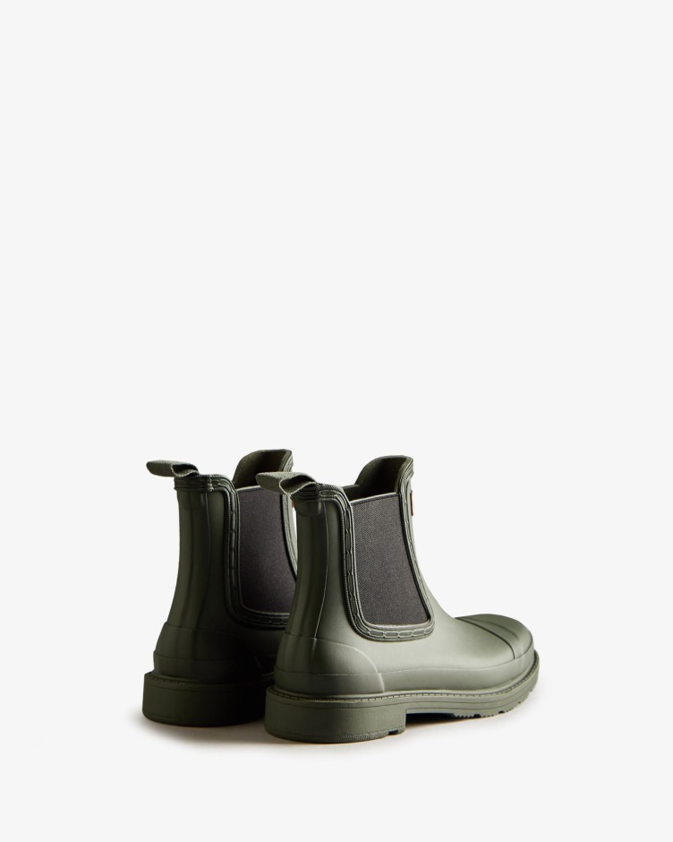 Botas Chelsea Hunter Femininas Commando Azeitona Escura