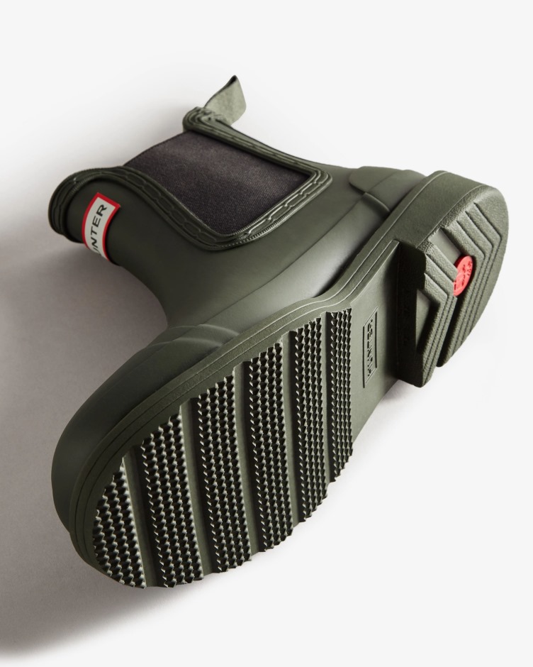 Botas Chelsea Hunter Femininas Commando Azeitona Escura