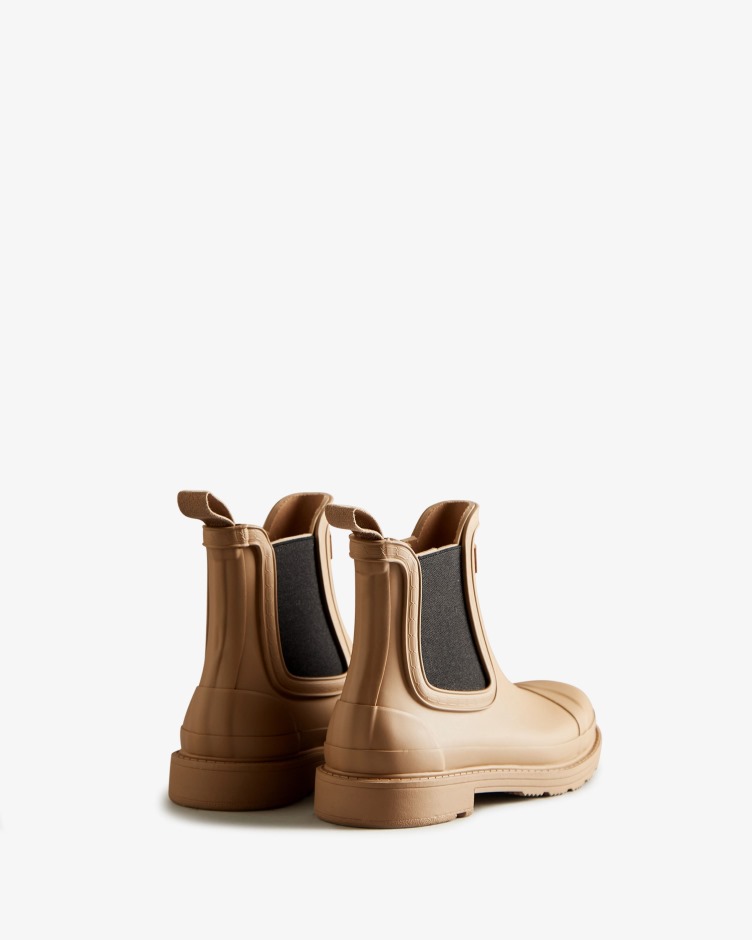 Botas Chelsea Hunter Femininas Commando Tawny Marrom