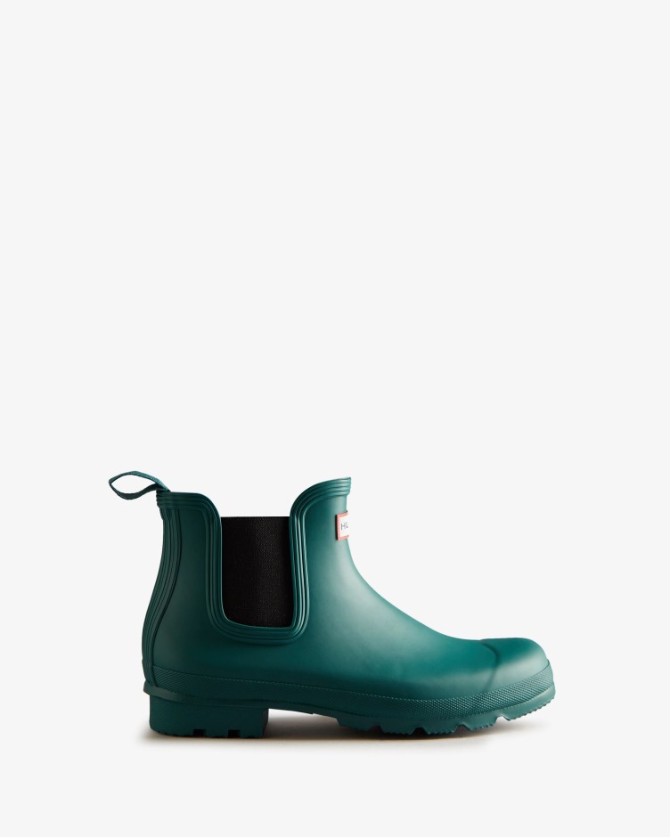 Botas Chelsea Originais Masculinas Hunter Loch Awe Blue