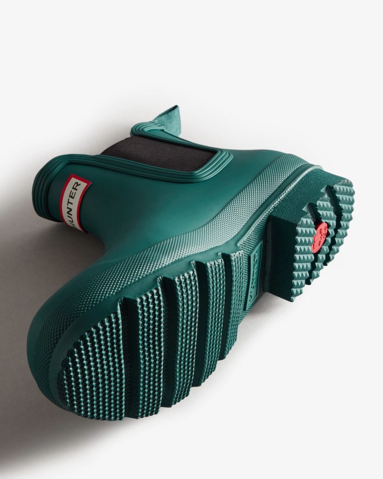 Botas Chelsea Originais Masculinas Hunter Loch Awe Blue