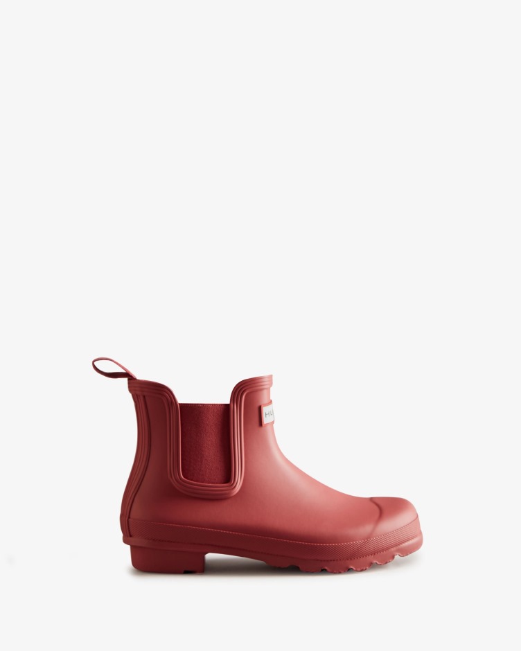 Botas Chelsea Originais De Mulher Hunter Glenmore Rose
