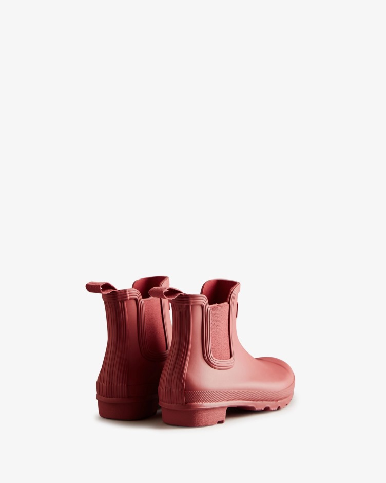 Botas Chelsea Originais De Mulher Hunter Glenmore Rose