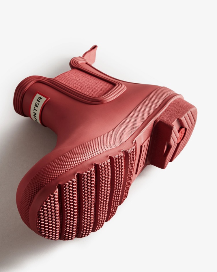 Botas Chelsea Originais De Mulher Hunter Glenmore Rose