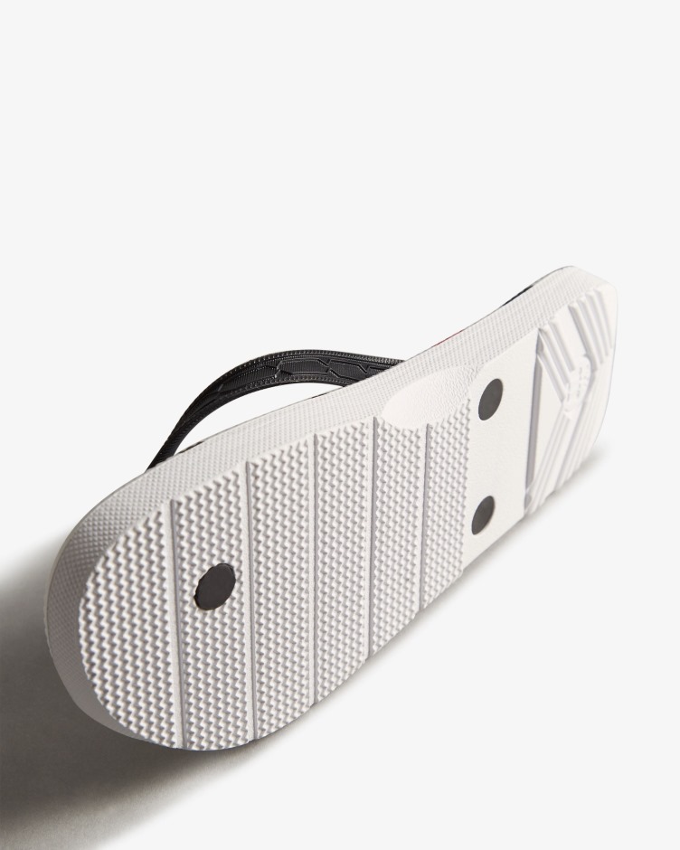 Chinelo De Dedo Com Logotipo Explodido Para Mulher Caçador Preto