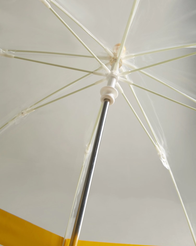 Caçador Crianças Bigode Bolha Guarda-chuva Amarelo