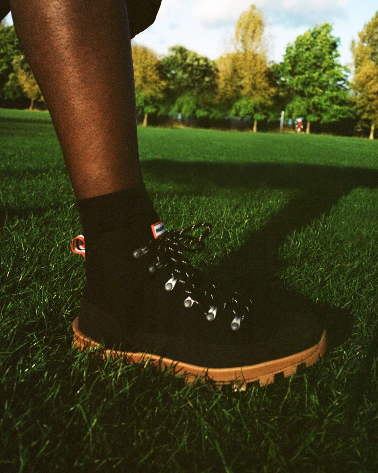 Botas De Comando Deserto De Lona Masculina Hunter Preta