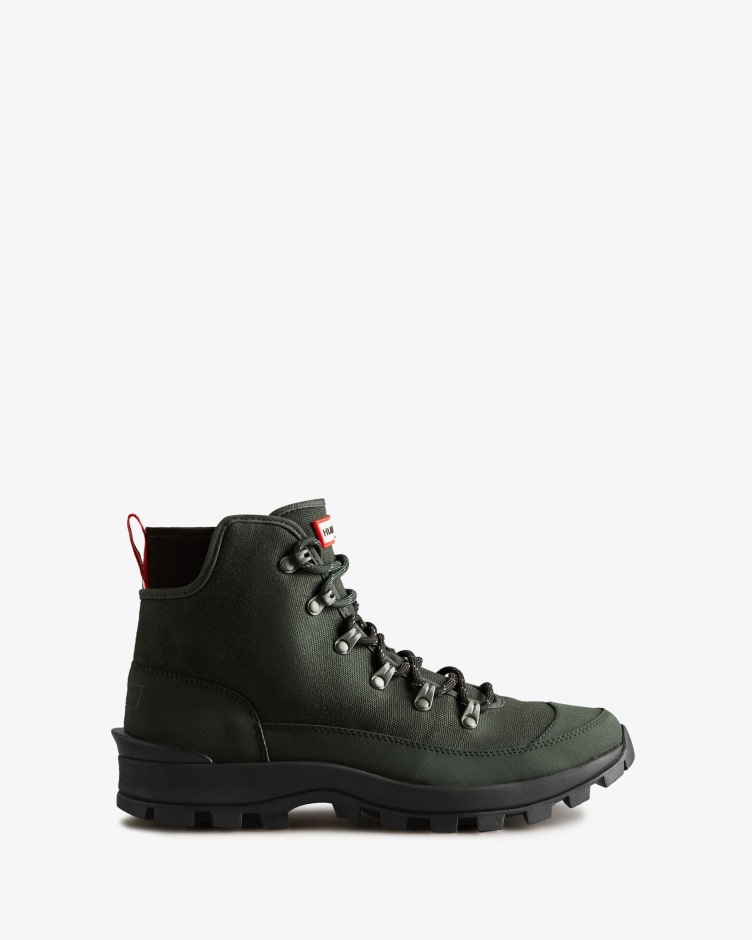 Botas De Comando Do Deserto De Lona Masculina Caçadores Verde Musgo ártico