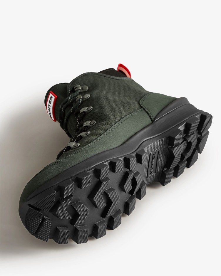 Botas De Comando Do Deserto De Lona Masculina Caçadores Verde Musgo ártico