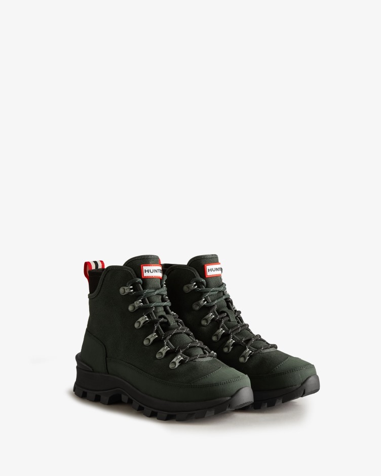 Botas De Comando Do Deserto De Lona Feminina Caçadora Verde Musgo ártico