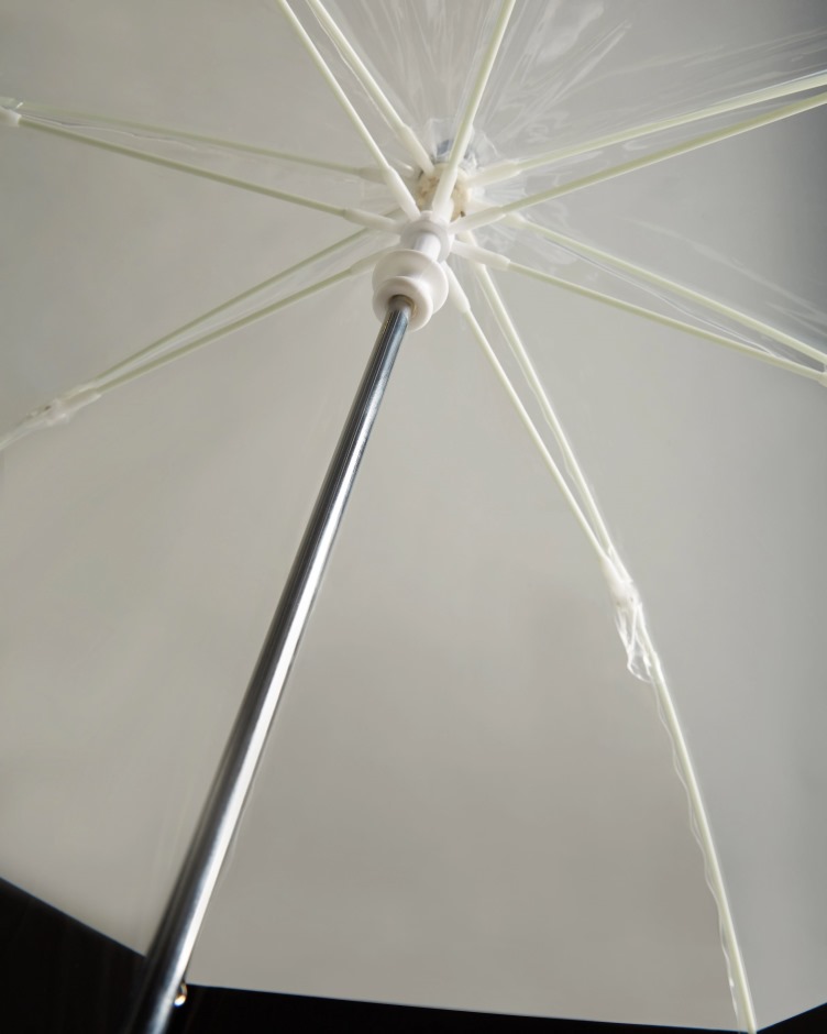 Caçador Crianças Bigode Bolha Guarda-chuva Preto