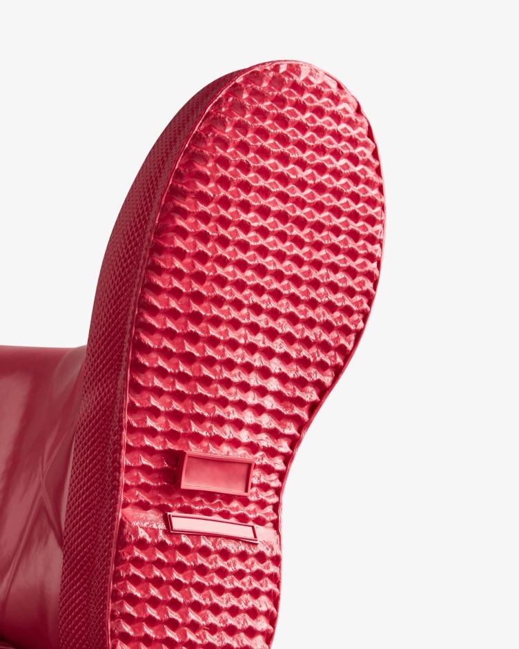 Hunter Original Kids First (18 Meses-8 Anos) Botas De Chuva Brilhante Rosa Brilhante