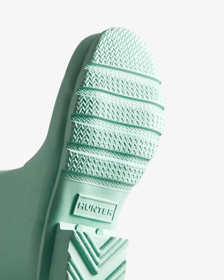 Hunter Original Big Kids (5-11 Anos) Botas De Chuva Selvagem Hortelã