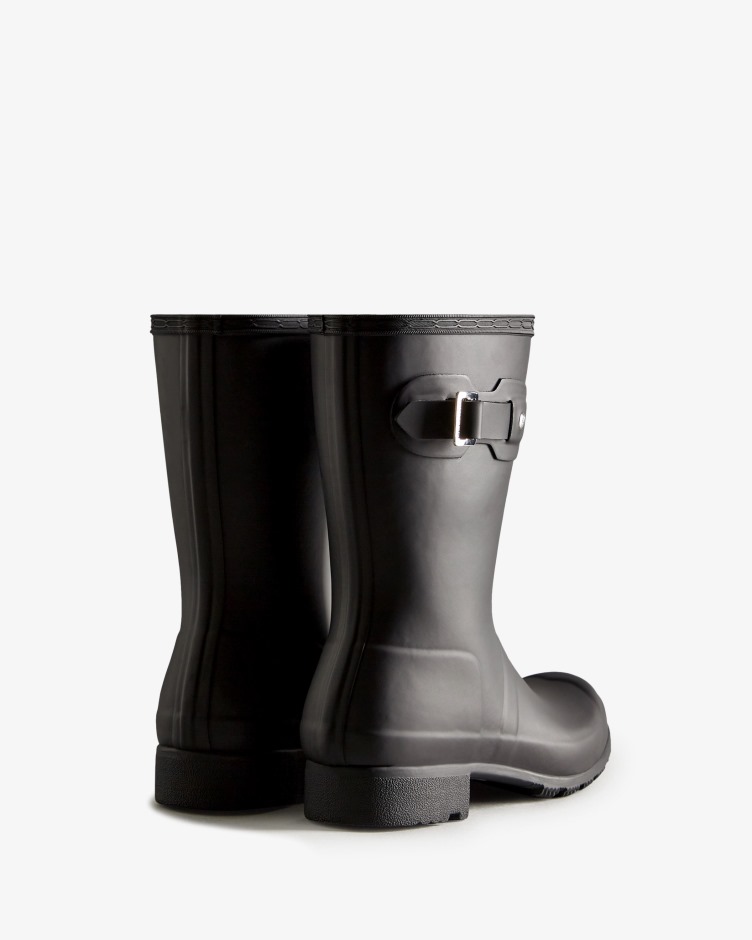 Botas De Chuva Curtas Dobráveis ​​​​para Mulheres Hunter Tour Pretas