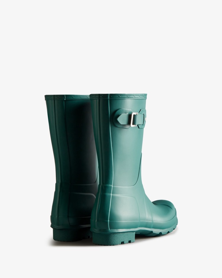Botas De Chuva Curtas Originais Masculinas Hunter Loch Awe Blue