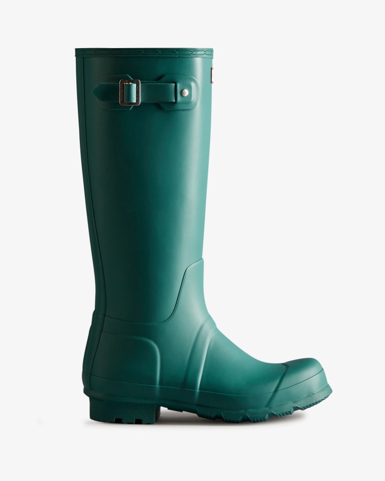 Botas De Chuva Altas Originais Para Homem Caçador Loch Awe Azul