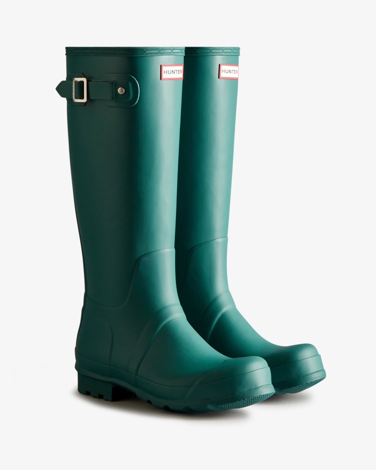 Botas De Chuva Altas Originais Para Homem Caçador Loch Awe Azul